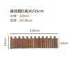 Macetero de Madera Carbonizada Anticorrosión Patio Valla de Madera Plástica Barandilla de Valla Alrededor de Maceta Valla de Madera Maciza para Exteriores Estilo Pastoral