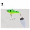 Isca Vibratória de Arremesso de Longo Alcance Spinner Bait Pequeno Redemoinho Thumb Vib Isca Conjunto de Pesca para Pesca Marítima