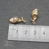 Fazer DIY de adereço de cabeça de noiva coreana material diy folhas de liga flor de diamante broche acessórios de joia