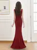 Vestido Sexy de Cola de Pez con Escote Pronunciado para Mujer 2026 Nuevo Estilo Elegante de Socialité Ajustado al Cuerpo Vestido de Banquete Vestido para Brindar