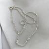 Collar de perlas Happyrim hecho a mano con el mismo estilo, diseño de nicho, collar apilado de alta calidad, cadena de clavícula personalizada