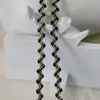 Encaje de Cinta Ondulada Curva Estilo Chanel Hilo Dorado de 0.5 cm de Ancho para Adorno de Ropa Hecha a Mano DIY y Accesorios DIY para Bolsos