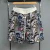 Shorts Casuais Masculinos de Verão Novos Moda Estilo Coreano Reto Tendência Shorts de Praia Shorts Finos de Cinco Pontos