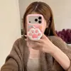 Soporte de pata de gato rosa lindo de dibujos animados para iPhone 17, Compatible con Funda de teléfono Apple 16, 14/15 Pro Max 13