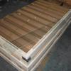 Suministro de fábrica vidrio persiana tan rompecabezas tela veta de madera pera fragante azul oscuro vidrio reflectante vidrio tan