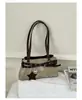 Moda Primavera 2026 Nova Bolsa Feminina Tendência Estilo Diário Europeu e Americano de Grande Capacidade com Decoração de Cinto, para Ombro Único ou Sob o Braço