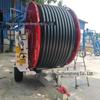 Aspersor de turbina de água, máquina de irrigação com economia de água, aspersor móvel automático