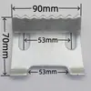 Placa de presión C de acero galvanizado engrosada con dientes abrazadera de viga ranura tarjeta cuadrada de acero fijación sujetador de viga en I soporte resistente a terremotos