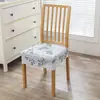 Funda de silla elástica transfronteriza Amazon impresa, juego de cojines abiertos lavables, funda para asiento de silla para uso doméstico
