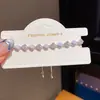 Pulsera de Corazón con Goteo de Aceite de Circonita Estilo Coreano, Diseño Elegante y con Estilo, Lujo Ligero y Sensación de Alta Gama, Joyería para Mujer