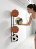 Estante de Almacenamiento para Baloncesto, Organizador Multicapa para Equipamiento Deportivo, Estante Plegable para Uso en Casa para Fútbol y Equipamiento Deportivo