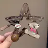 Pinza para el pelo de tiburón hueco de poni de dibujos animados para fiestas para niñas pequeñas, Accesorio para el pelo infantil enérgico fuerte antideslizante