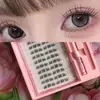 Kit de Cílios Postiços Transfronteiriços de Grande Capacidade, Cílios Postiços Girassol de Ponta Dupla, Textura Suave e Divertida Semelhante a Cabelo, Fotogênicos e Dinâmicos