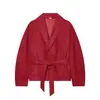 Chaqueta Elegante y de Moda Nueva 2026 Estilo Europeo y Americano Transfronterizo Amazon Ropa para Mujer Chaqueta con Cinturón al por Mayor 6318261