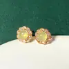 Nuevos Pendientes de Jade Calcedonia China para Mujer Pendientes de Otoño e Invierno Pendientes de Alta Gama para Mujer 2025 para Madre Nuevas Explosiones