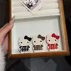 Pinza para el Cabello Estilo Delantal de Gato Kt Dulce y Linda, Pinza de Pato de Acrílico para Flequillo y Accesorios para el Cabello