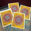 Hotong Xizang Nepal Thangka Puro Pintado à Mão com Pigmento Mineral Mandala de Areia Mineral Cartão Núcleo 4*52