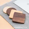 Porta-copos de Madeira Criativo Gravação a Laser de Logotipo Tapete Fixo de Isolamento Térmico Porta-copos para Cerimônia do Chá Tapete para Chá Suporte de Madeira para Chá Estilo Japonês