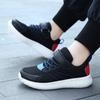 Sapatos Infantis Fujian, Tênis Esportivos para Meninos, Primavera e Outono, Baixo, Velcro, Tecido de Malha, para Crianças de Tamanho Médio e Grande, Alunos do Ensino Fundamental, Tênis Casuais para Corrida
