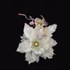 2025 Super Fada Design Original Feito à Mão Borla Rosa Flor Quente Estilo Antigo Headwear Dinastia Han Grampo de Cabelo Flor Quente Acessórios de Cabelo