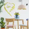 Adesivos de Parede Espelhados Dia dos Namorados Adesivos Decorativos para Shopping SM231 Acrílico Coração de Amor Adesivos de Parede Espelhados
