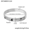 Pulsera de Acero Inoxidable con Cierre Geométrico en Forma de Rombo Incrustado con Circonita Set Estilo Ins Joyería Personalizada de Lujo Ligero Chapada en Oro de 18 Quilates