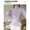 Jaqueta Interna Feminina de Fleece Slim-Fit Inverno Novo Acolchoada Quente Moletom de Inverno