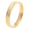 Novo anel de aço titânio estrelado dourado transfronteiriço europeu e americano simples joias masculinas foscas joias de nicho femininas colorfast