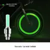 Válvula de bicicleta luz pneu válvula núcleo luz mountain bike hot wheel bicicleta infantil colorido aviso atmosfera luz