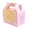 Bolsa de Regalo para el Día del Niño, Regalos Pequeños, Galletas, Galletas de Copo de Nieve, Cajas de Colores, Cajas de Dulces para Nochebuena, Cajas Portátiles