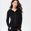 Traje Deportivo Cálido y a Prueba de Viento para Otoño e Invierno para Mujer, Forro Polar, Engrosado, Corte Ajustado, Cárdigan con Cremallera, Sudadera, Sudadera con Capucha