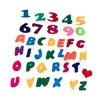 Feltro de lã espessado adesivo de letra DIY conjunto de 26 letras adesivo de desenho animado de amor adesivo para diário
