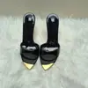 Encontro Primeiro Temporada 2026 Novas Sandálias da Moda com Biqueira de Metal, Bico Aberto, Salto Fino, Calce Fácil, Meia-Chinelinho, Salto Ultra Alto Sexy