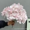 Flores Artificiales, Hortensia de 5 Cabezas, 27 Pétalos, Decoración para Salón de Bodas, Flores Falsas, Flores Base para Arreglo de Piso de Boda, Ramo de Hortensia de 5 Cabezas