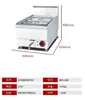 Bochang Balcão Elétrico Aquecido de Aço Inoxidável para Sopa com Quatro Cubas, Controle Preciso de Temperatura, Disponível com Duas, Três, Seis ou Oito Cubas, Venda Direta de Fábrica