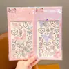 Pegatinas faciales para niños para actuaciones en el escenario, lindas pegatinas de princesa para niñas, pegatinas dulces de maquillaje para bebés, pegatinas de decoración para conciertos