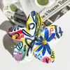 Patrón de Horquilla Impreso con UV de Flor Transfronteriza Se Puede Personalizar con Horquilla Personalizada Pinza de Tiburón Accesorios para el Cabello de Horquilla de Plumeria de Gama Alta