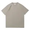 Camiseta de manga corta de algodón puro para mujer, verano 2026, corte holgado, talla grande, unisex, hombros caídos, camiseta básica, top blanco, Camiseta