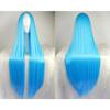 Peluca de anime europea y americana de 80 CM, peluca de cosplay universal de pelo largo y liso para mujer, cabello largo y liso multicolor, venta al por mayor de fábrica