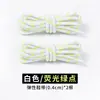 Atacado de cadarços elásticos redondos de 4 mm, cadarços elásticos de spandex sem amarrar adequados para sapatos casuais, esportivos e de caminhada