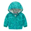 Chaqueta para niños y niñas, primavera y otoño, gorro fino, camisa con cremallera de moda bonita para bebés, abrigo para niños