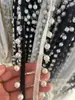 Atacado Imediato Renda Bordada à Mão com Pérolas 8mm diy Acessórios de Vestuário Étnico Pingente de Borla Lanterna Renda