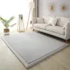 Alfombra Gruesa de Coral Fleece de 3 cm para Sala de Estar, Alfombrilla Moderna Simple para Piso junto a la Cama del Dormitorio, Alfombra para Sofá, Alfombrilla Tatami