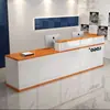 Balcão de Caixa de Loja de Roupas, Balcão de Recepção, Balcão de Bar de Empresa Simples Moderno, Balcão de Mesa Integrado de Escritório para Salão de Beleza