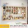 Estantería de Celosía de Madera Maciza, Estante de Almacenamiento para Montar en Pared, Gabinete de Almacenamiento para Montar en Pared, Estante de Exhibición para Tetera y Tazas, Accesorios Pequeños, Artículos de Librería