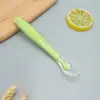 Colher de silicone para bebê colher macia para bebê colher para comida de recém-nascido para mais de 6 meses talheres para alimentação fábrica atacado