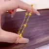 Fábrica de Suministros para Salas de Transmisión en Vivo Venta Directa al por Mayor Pulsera de Abalorios Brillantes para Gato Ojo de Gato Abalorios Disco Deslumbrantes Moda de Lujo Ligero para Mujeres