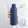 Botella de Agua Deportiva de Boca Pequeña Estilo Americano Transfronteriza con Pintura de Goma, Vaso Aislado de Acero Inoxidable 304, Botella de Agua Mate para Senderismo al Aire Libre