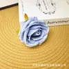 Cabeza Pequeña de Rosa Feliz Flor Artificial Material para Manualidades Arreglo Floral de Fondo de Boda Decoración de Caja de Regalo Flor Artificial al por Mayor