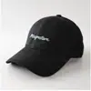 Boné de Baseball com Bordado de Letras em Cor Contrastante, Touca Macia para Homens e Mulheres, Estilo Casal, Moderno, Simples, Casual, Versátil, Boné de Proteção Solar